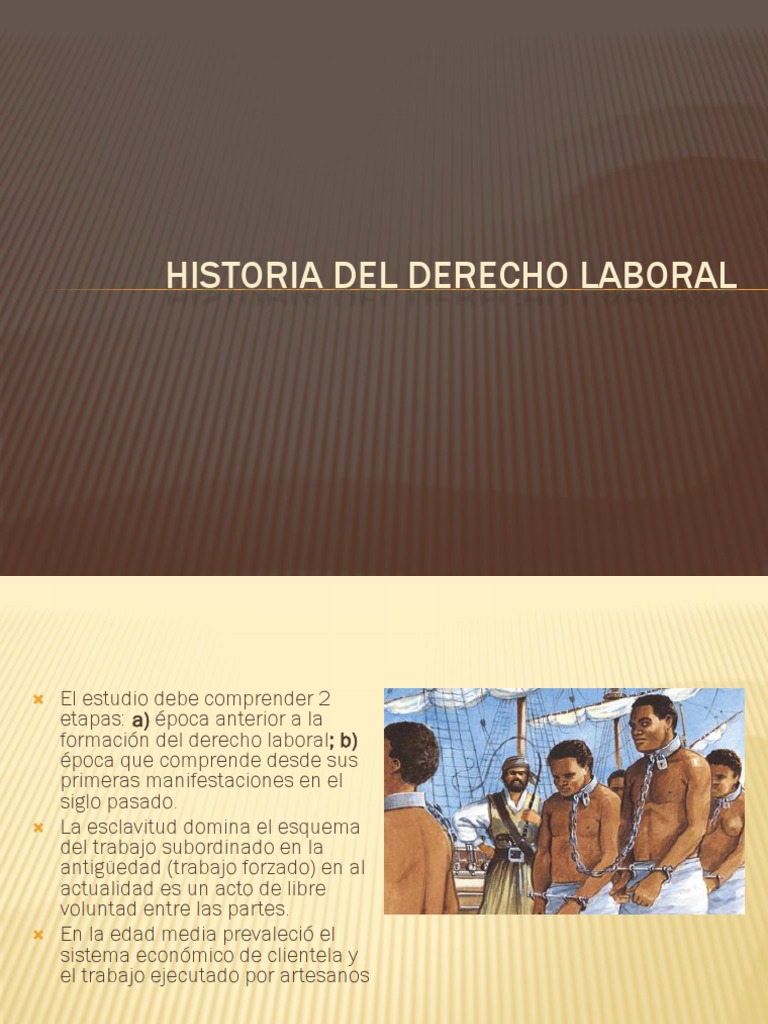 Historia Del Derecho Laboral | Descargar gratis PDF | Derecho laboral ...