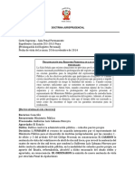Doctrina CAS 253-2013 Penal