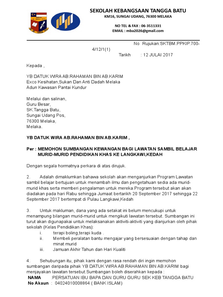 Contoh Surat Nak Bincang Harga Barang