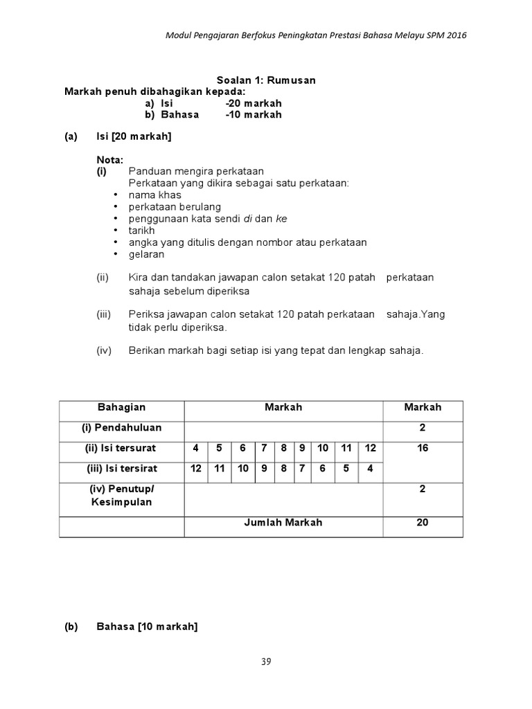 Modul Berfokus SPM 2016 Kertas 2