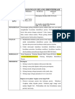 SPO Pemasangan Gelang Identifikasi