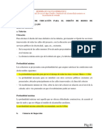 Memoria de Calculo Hidraulico Alcantarillado