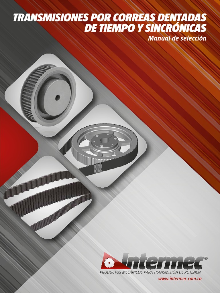 Manual Poleas Dentadas Intermec Pdf Pdf Engranaje Física Aplicada