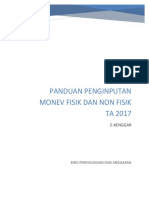 Panduan Pengimputan Monev Fisik Dan Non Fisik