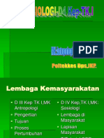 LEMBAGA SOSIAL - Kemasyarakatan Rusp D3 Dan D4 Kep