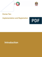 Excise Tax Implementation and Registration