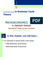 Advances in Business Cycle Theory: Acroeconomics