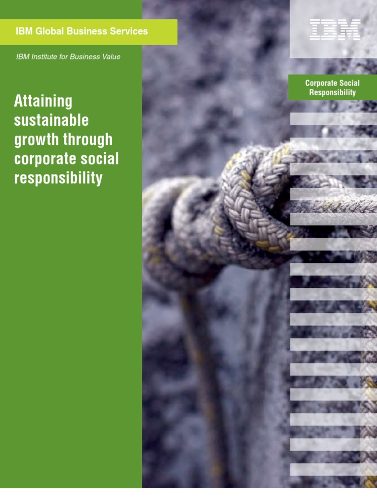 Attaining Sustainable Growth Through Corporate Social Responsibility ...