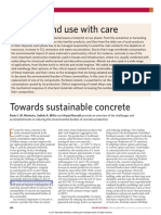 Towards Sustainable Concrete