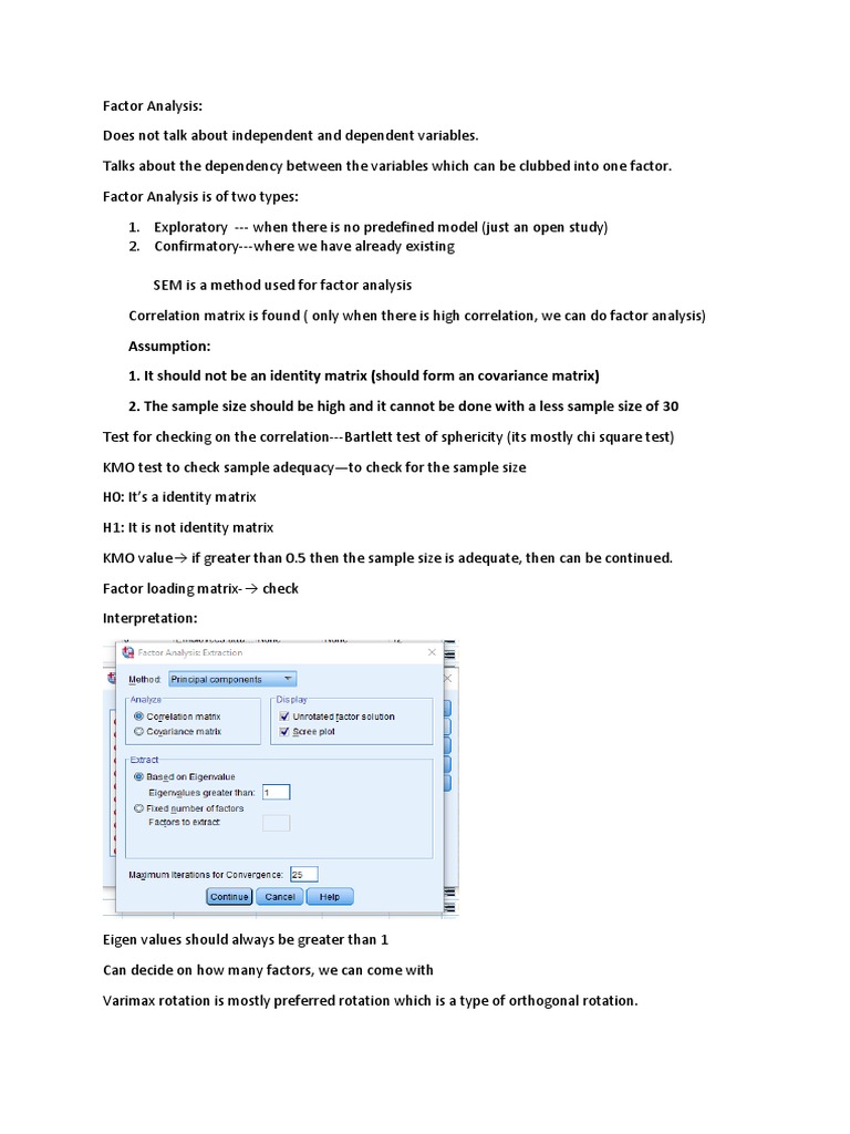 SPSS - Factor Analysis | PDF
