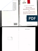 Andreas Hillgruber - Hitler, Regele Carol Și Mareșalul Ion Antonescu PDF