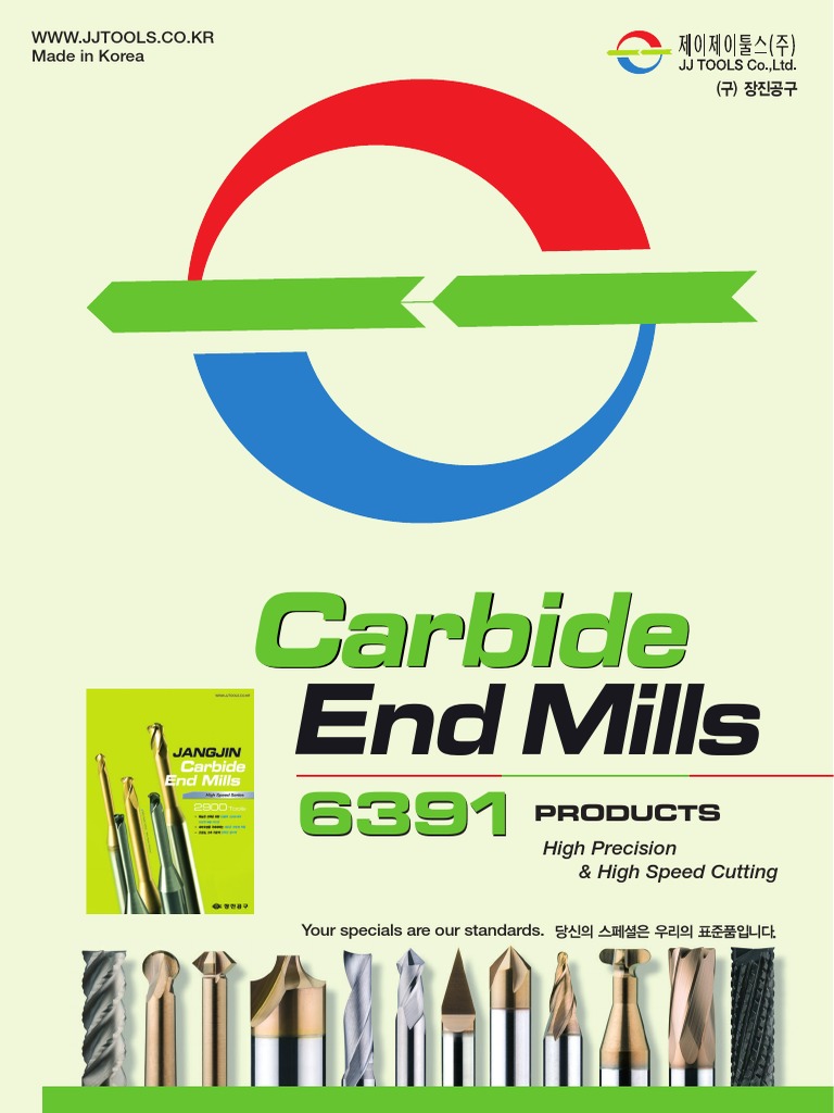 JJ Tools High Precision End Mills | PDF | Machining | Alloy