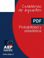 Probabilidad y Estadística Mat - 325