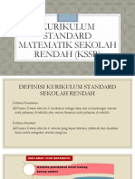 Kurikulum Standard Matematik Sekolah Rendah1