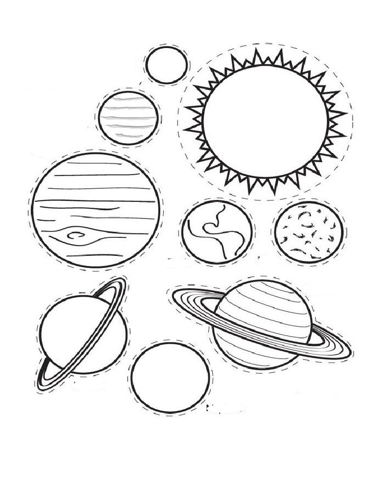 Gambar Planet Hitam Putih Tahun 4 Gambar Planet Hitam Putih Tahun 4