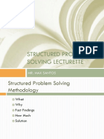 Structured Problem Solving Lecturette