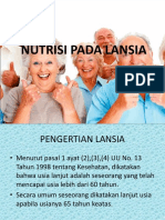 Nutrisi Pada Lansia