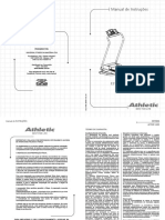 Manual de instruções e garantia da esteira ativa 12EE