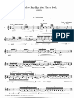 Harmonic Etudes for Alto Flute