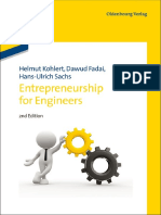 Entrepreneurship for Engineers - Helmut Kohlert Et Al. (Oldenbourg, 2013)
