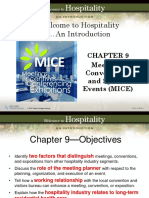 Welcome To Hospitality An Introduction: Meetings, Conventions, and Special Events (MICE)