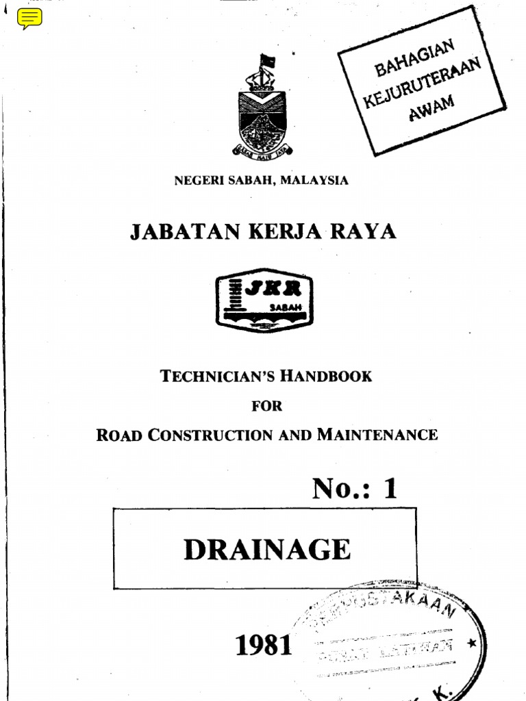 Handbook No 1 Drainage PDF Erosion Drainage