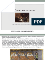 1 Aula Do 2º Semestre de 2016 História Da Cirurgia