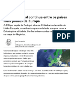 Portugal Continua Entre Os Países Mais Pobres Da Europa - Conjuntura - Jornal de Negócios