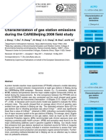 Characterization of Gas Station Emissions During The Carebeijing 2008 Field Study