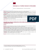 Cardiotoxicidad Por Quimioterapia en El Instituto Nacional de Enfermedades Neoplásicas