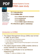 CORBA Case Study: Distributed Systems Course