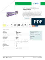 Barra Lineal Led FINGER Dimmer Touch 5W, 50cm