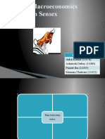 Effect of Macroeconomics Variables On Sensex Finacle