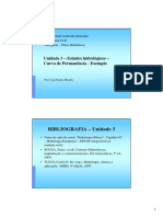 UNIDADE 3 - Estudos Hidrológicos - Curva de Permanencia - Exemplo