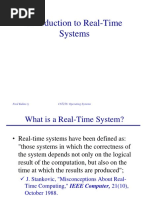 Introduction To Real-Time Systems: Fred Kuhns CS523S: Operating Systems