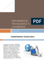 TRANSFERENCIA TECNOLOGICA Y LA UNIVERSIDAD.pptx
