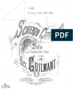 Guilmant, Opus 36, Scherzo Capriccio, Duo Pour Harmonium Et Piano, (a.G.17)