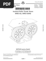 Isolated Roller Guides Shoes WRG150, WRG150HD