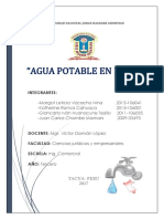 Agua Potable en El Peru