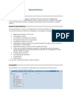 Sap MM Inbound Delivery Process PDF