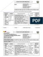 Plan Semanal de Clase de Quimica de Primero PDF