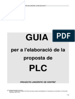 Guía Elaboración PLC 2016-17