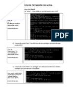 Creación Del Usuario Mysql