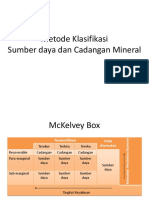 05 Metode Klasifikasi Sumber Daya Dan Cadangan Mineral