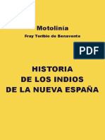 Motolinia - Historia de Los Indios de La Nueva España PDF