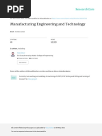 Manufacturing Engineering and Technology: October 2013