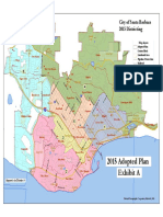 Santa Barbara District Elections Boundary Map
