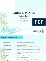 Arista Place: Project Brief