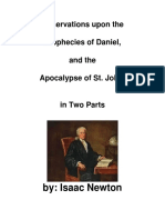 Observações sobre o livro de Daniel  e Apocalipse Por Sir Isaac Newton