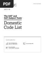 PDF Sat Domestic Code List